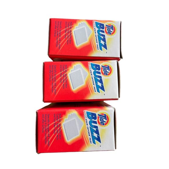 Tide BUZZ Ultrasonic Stain Catcher Pads 5 Boxes 2 Refill Packs Cleaner - Picture 5 of 5